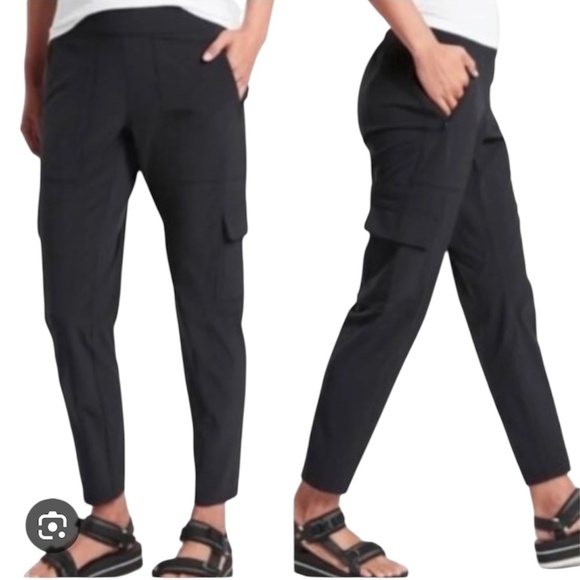 Athleta Chelsea Cargo Jogger Pants Size 6 - Picture 3 of 10